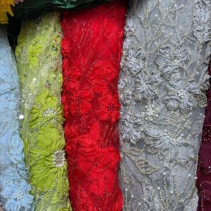 3D floral beaded lace _ Ujulity Ventures Nigeria
