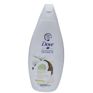 Dove Nourishing Secrets Restoring Ritual Body Wash, formulated with coconut oil and almond milk_ Ujulity Ventures Nigeria
