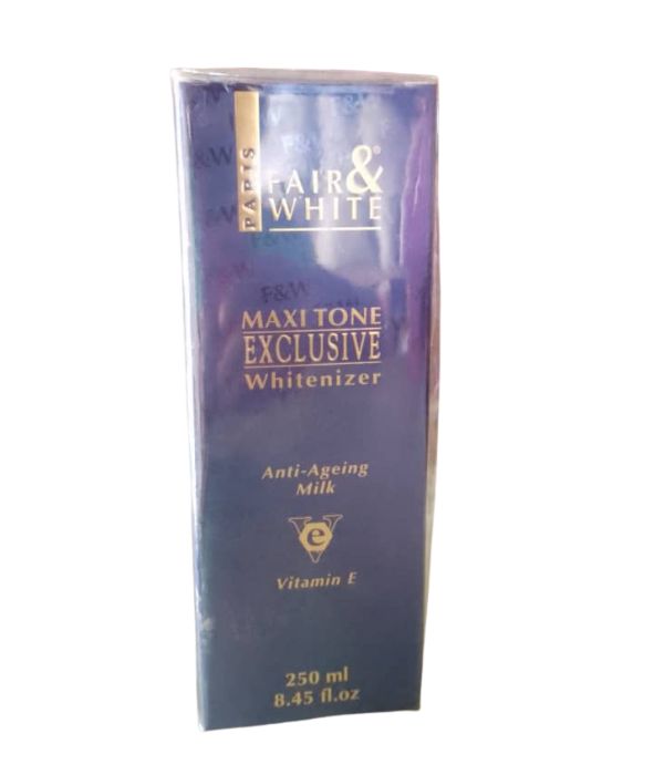 Fair & White Maxi Tone Exclusive Whitenizer Anti-Ageing Milk (with Vitamin E) _ Ujulity Ventures Nigeria