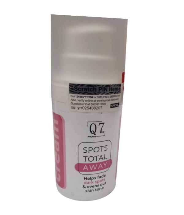 Q7 Paris Spots Total Away Cream _ Ujulity Ventures Nigeria