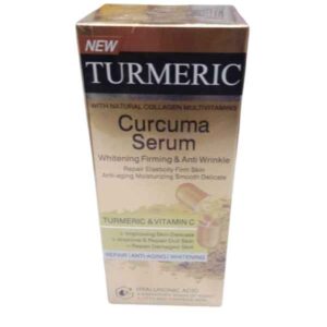 Turmeric Curcuma Serum (Whitening Firming & Anti Wrinkle)Key Ingredients Turmeric (Curcuma), Vitamin C, Natural Collagen, Hyaluronic Acid, and Multivitamins Ujulity Ventures Nigeria